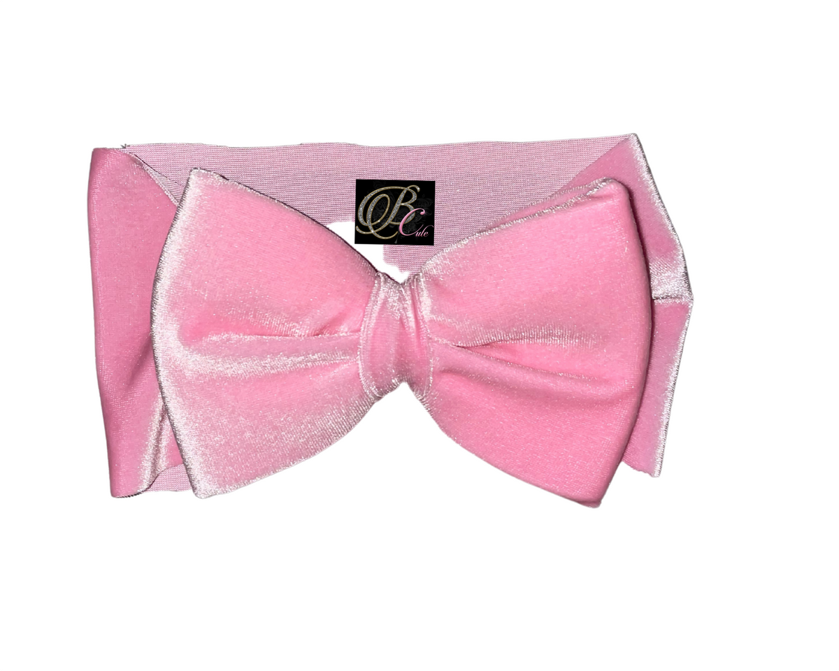 BowBoulevardStore Pink Velvet Bow