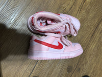 Pink Red mid shoes (9C)