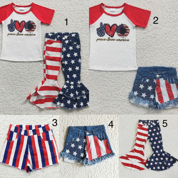 American Flag jean set (preorder)