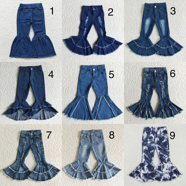 Blue jean bottoms (preorder)