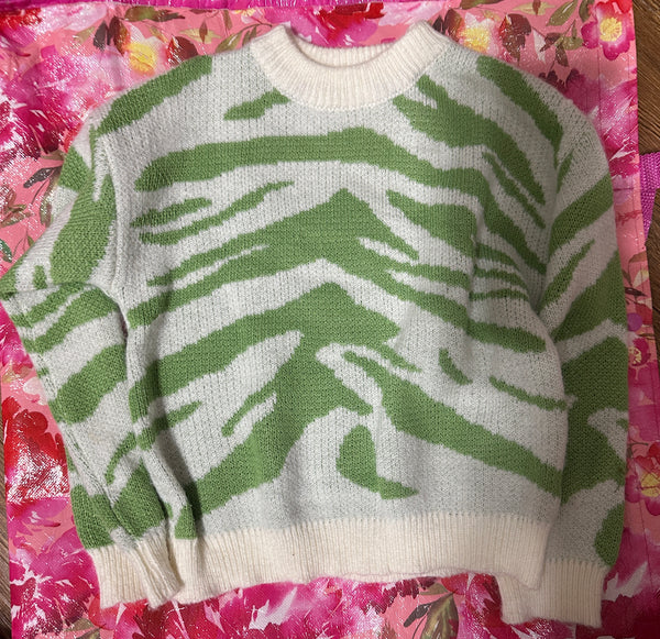 Zebra sweater (2T)
