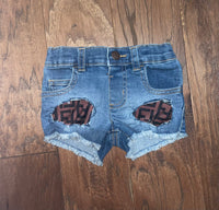 Fifi patch short jeans