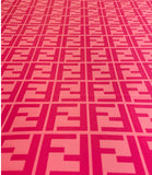 Fifi pink print bow