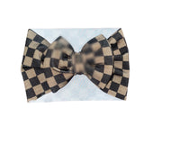 Lover Brown Square Bow