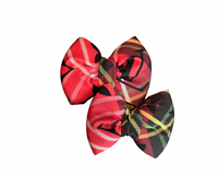 Lover holiday plaid bow